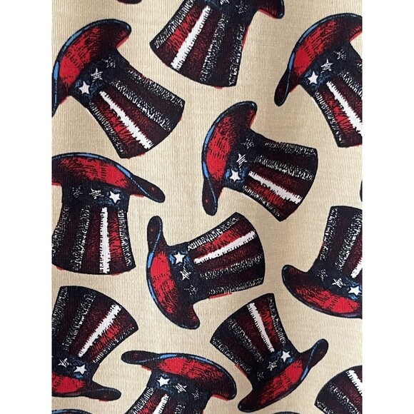 LuLaRoe XS Julia Dress Patriotic Uncle Sam Hat Dress 4th Of July NWT Bin S - Picture 4 of 9